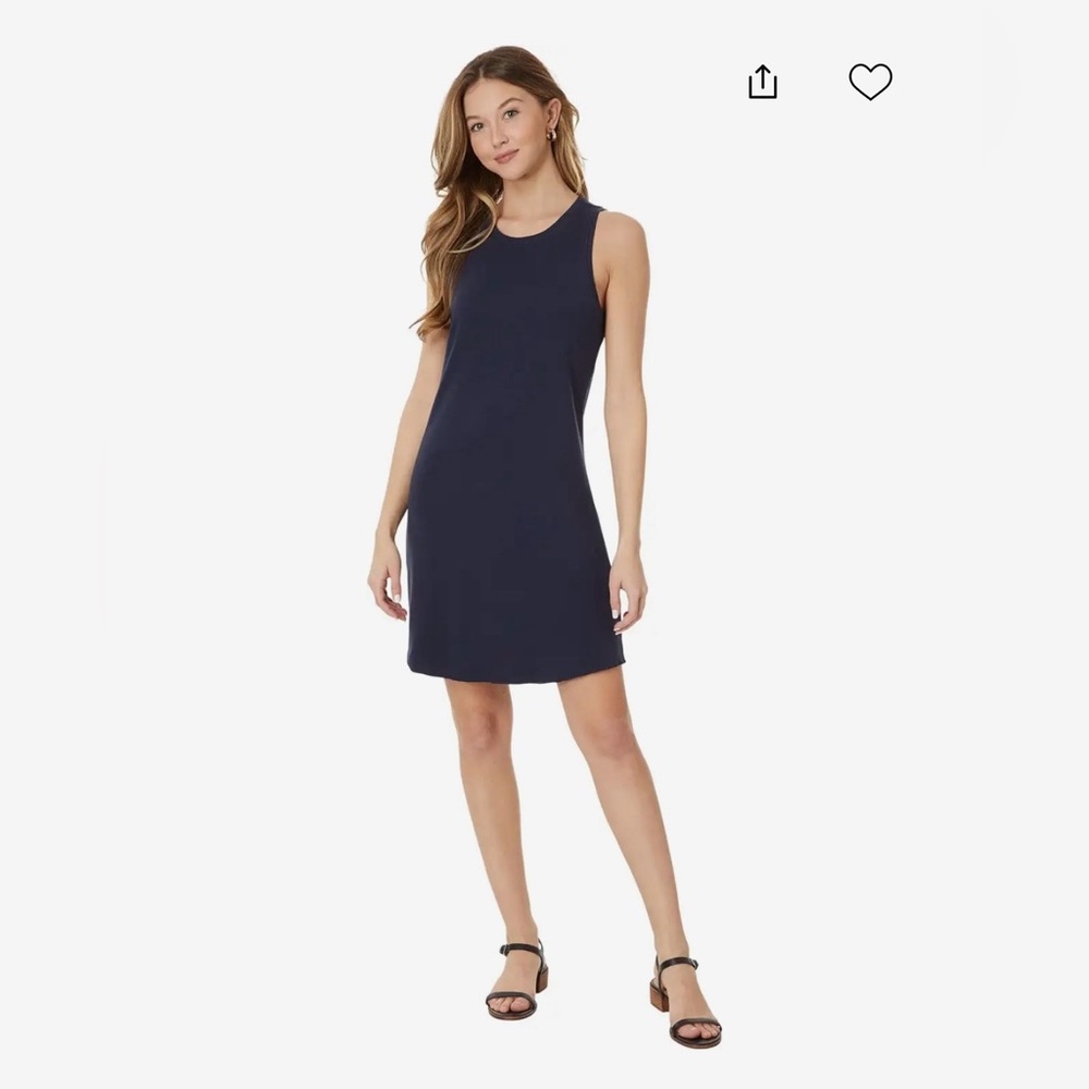 Lilla P Navy Blue Knit Dress Size L
